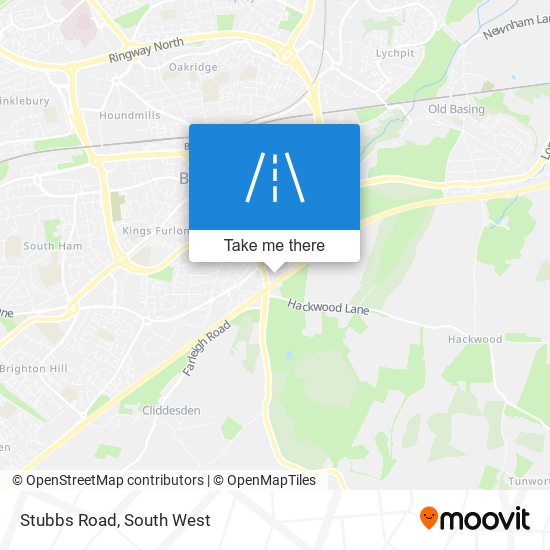 Stubbs Road map