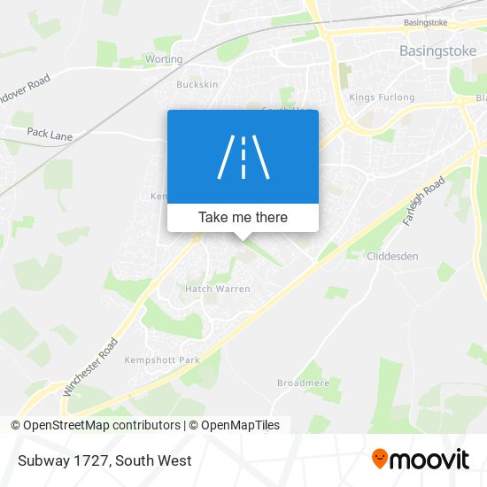Subway 1727 map