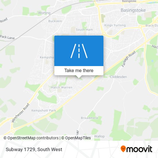 Subway 1729 map
