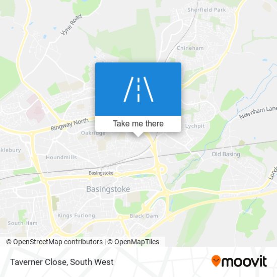 Taverner Close map