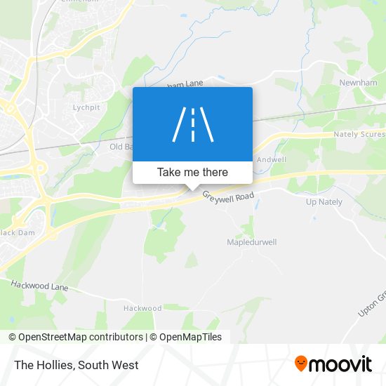The Hollies map