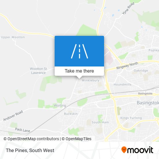 The Pines map