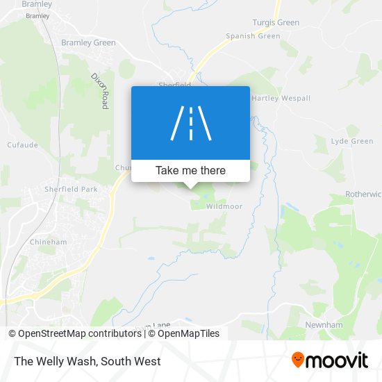 The Welly Wash map