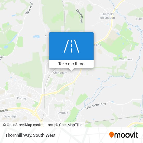 Thornhill Way map