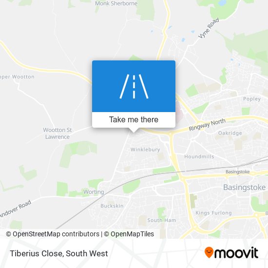 Tiberius Close map