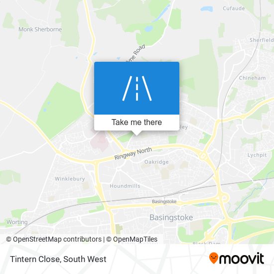 Tintern Close map