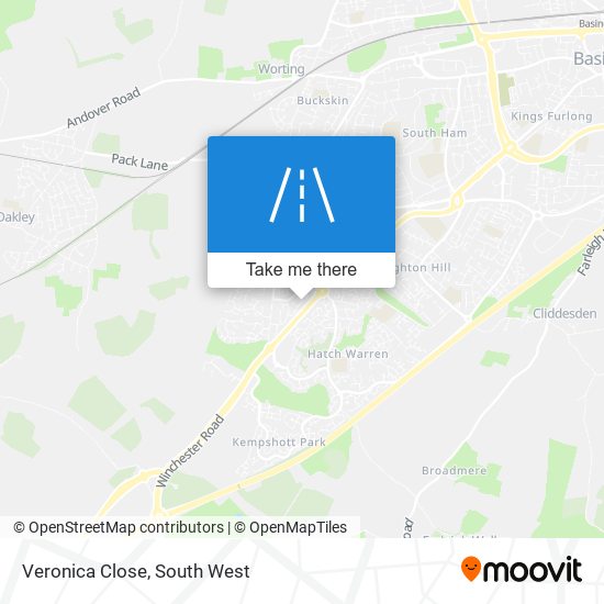 Veronica Close map