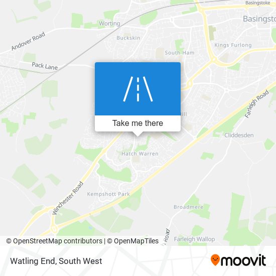 Watling End map