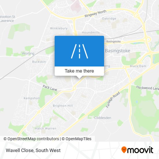 Wavell Close map