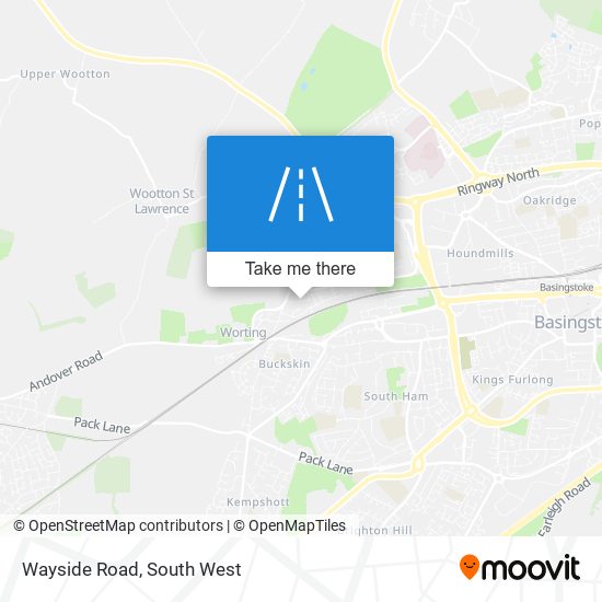 Wayside Road map