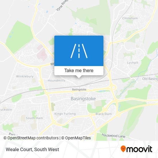 Weale Court map