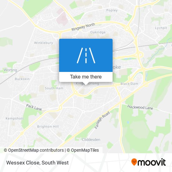 Wessex Close map