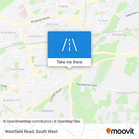 Westfield Road map