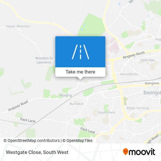 Westgate Close map