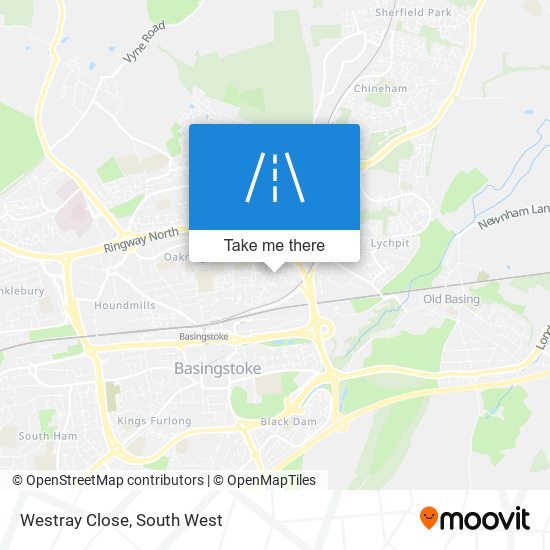 Westray Close map