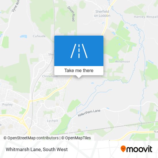 Whitmarsh Lane map