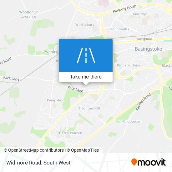 Widmore Road map