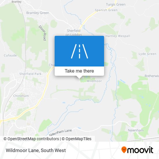 Wildmoor Lane map