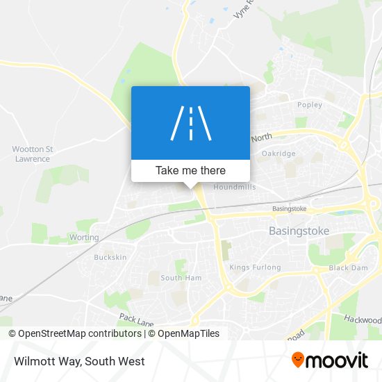 Wilmott Way map