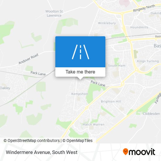Windermere Avenue map