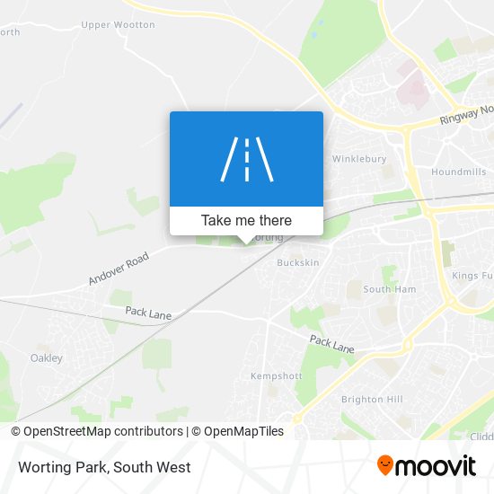 Worting Park map