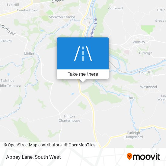 Abbey Lane map