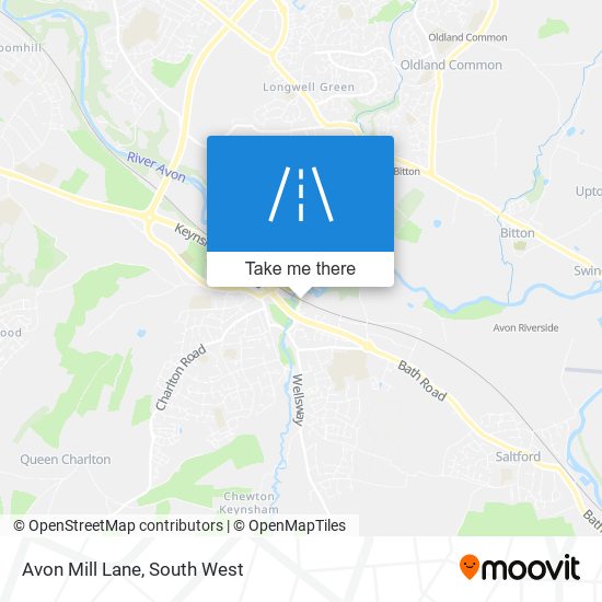 Avon Mill Lane map