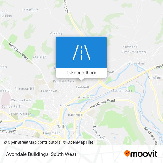 Avondale Buildings map