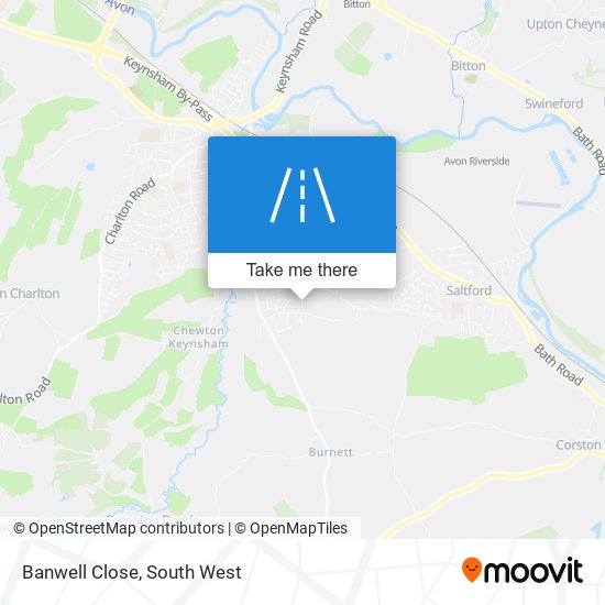 Banwell Close map