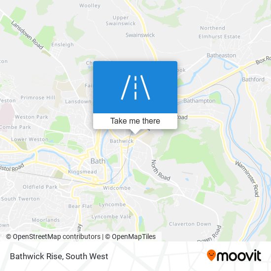 Bathwick Rise map