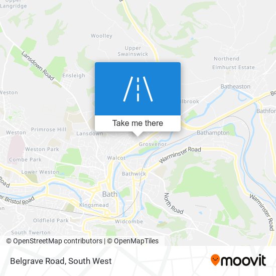 Belgrave Road map