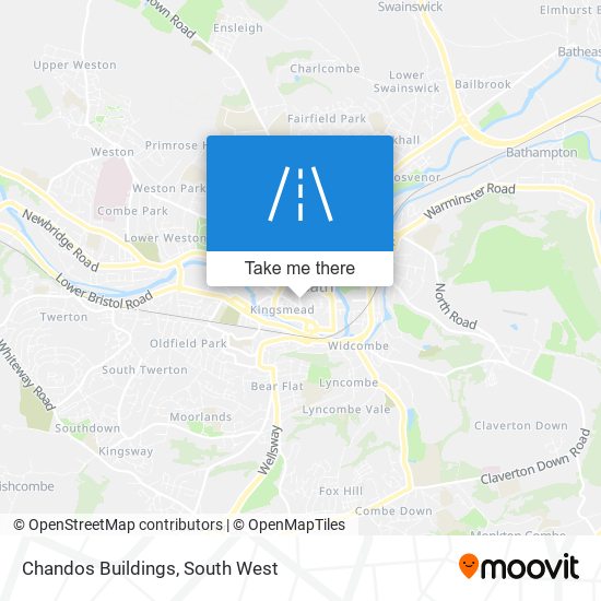 Chandos Buildings map