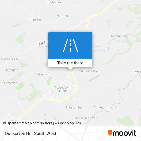 Dunkerton Hill map