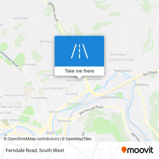 Ferndale Road map