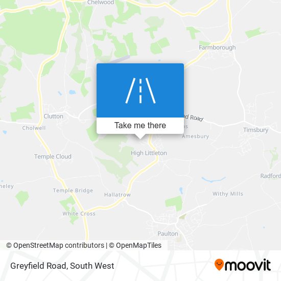 Greyfield Road map