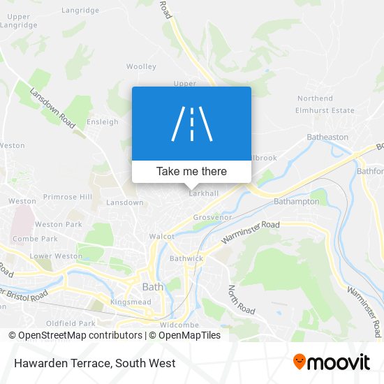 Hawarden Terrace map