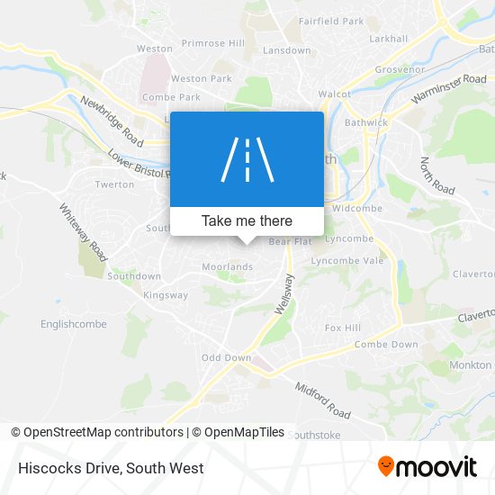 Hiscocks Drive map