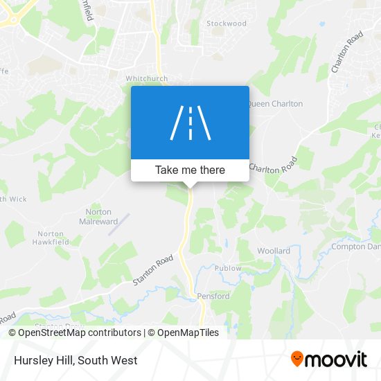 Hursley Hill map