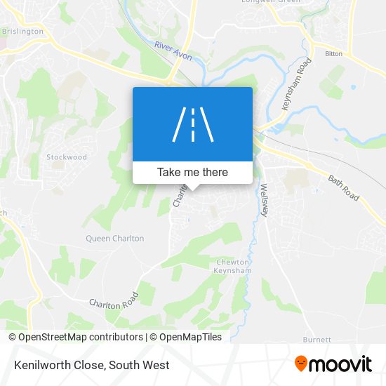 Kenilworth Close map