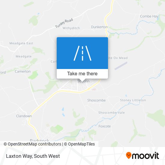 Laxton Way map