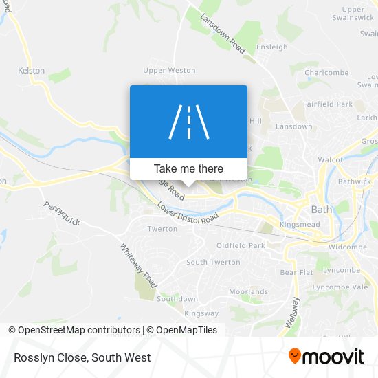 Rosslyn Close map