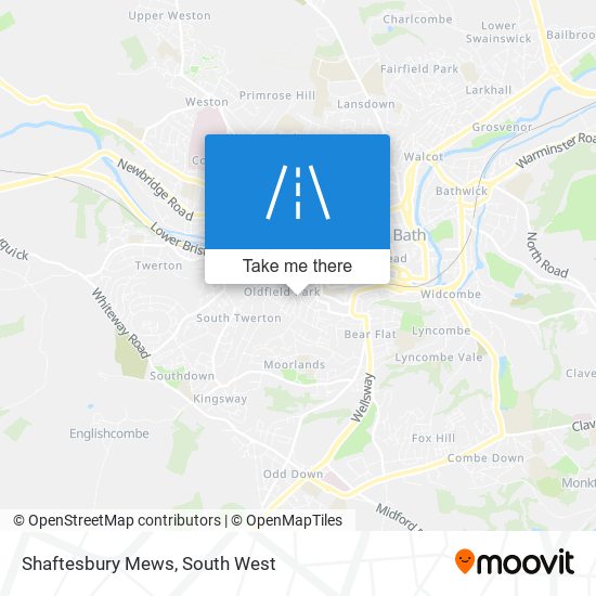 Shaftesbury Mews map