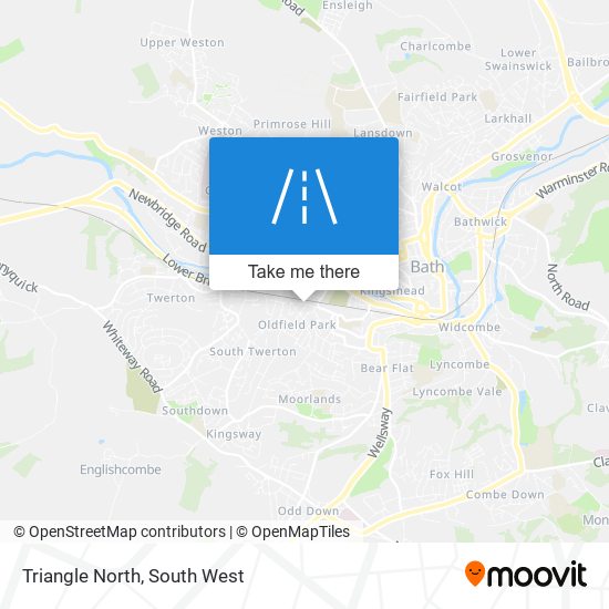 Triangle North map