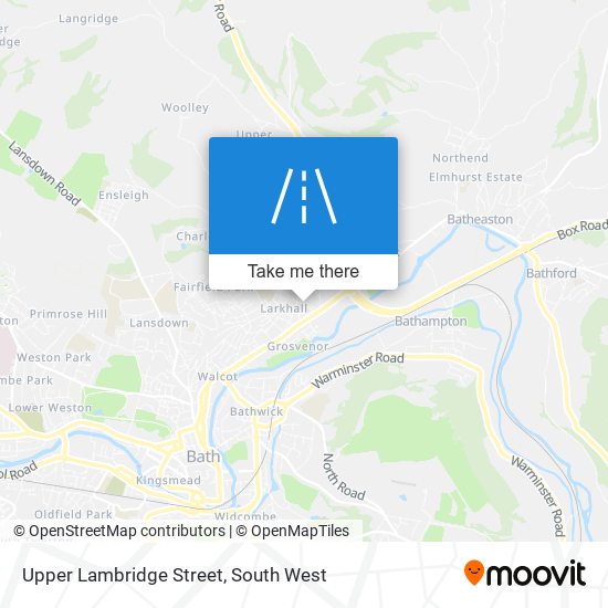 Upper Lambridge Street map