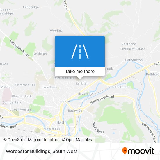 Worcester Buildings map