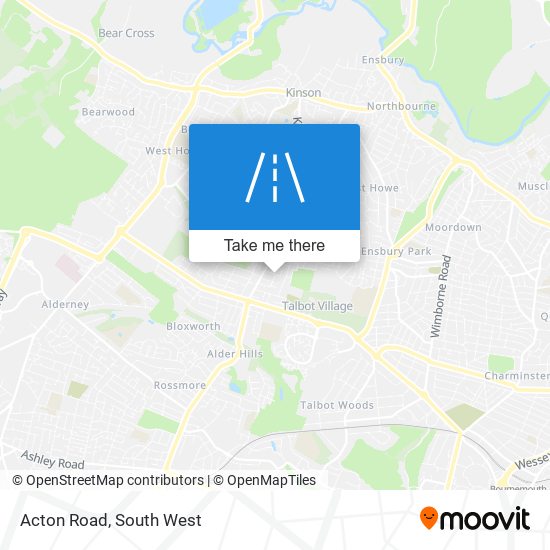 Acton Road map