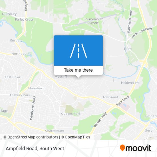 Ampfield Road map