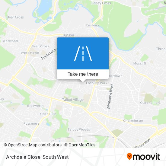 Archdale Close map
