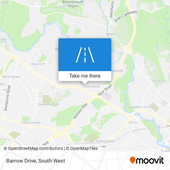 Barrow Drive map