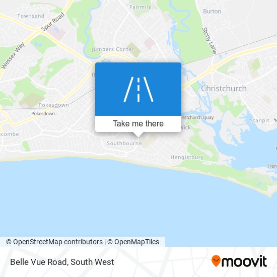 Belle Vue Road map